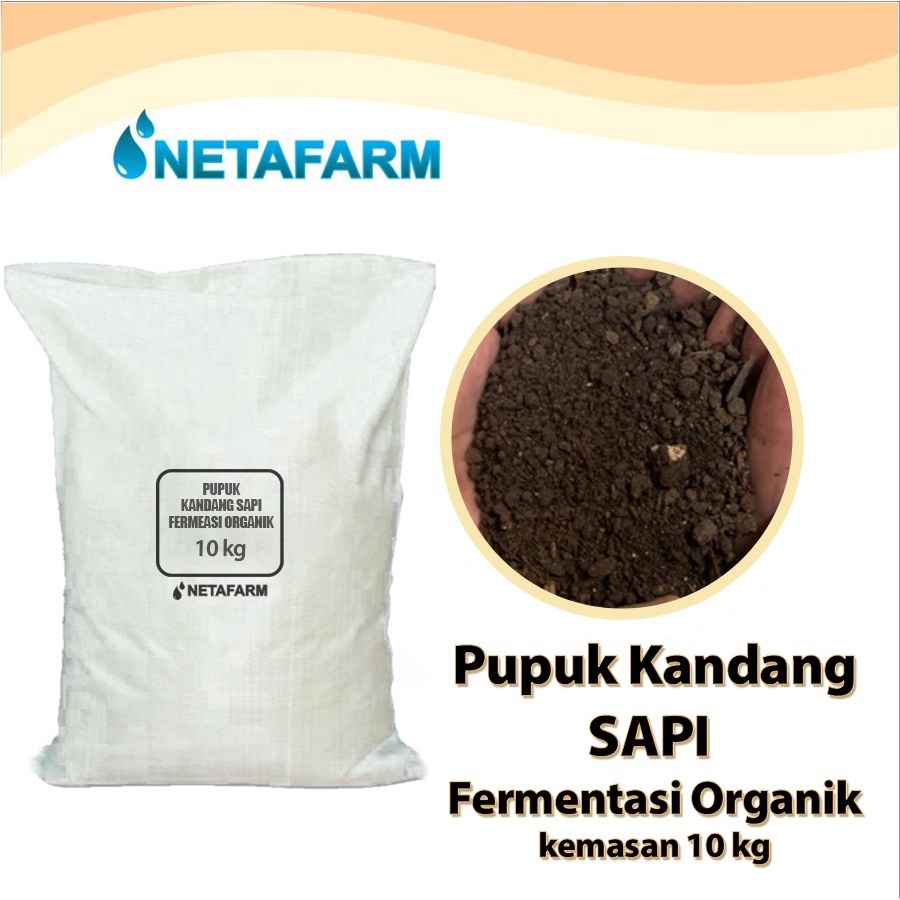 Pupuk Kandang Sapi Fermentasi Organik - 10kg