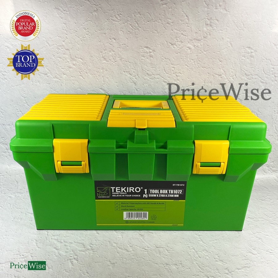 Tool Box Plastik TB1072 Tekiro / Kotak Perkakas PVC