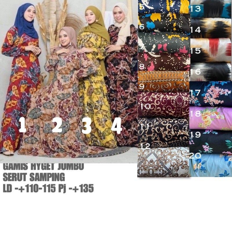 (BEST SELLER) PROMO 3PCS 100RB - GAMIS MURAH/GAMIS TEBAL/GAMIS JUMBO/GAMIS HYGET (BISA BAYAR DITEMPA