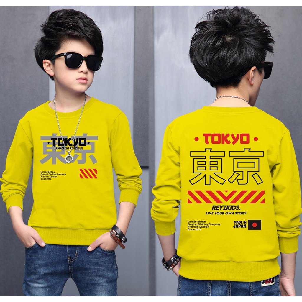 Switer Tokio Terbaru / Sweater Anak Laki-laki /  Sweeter Gaming Bahan Babyterry / FLAVA_STORE