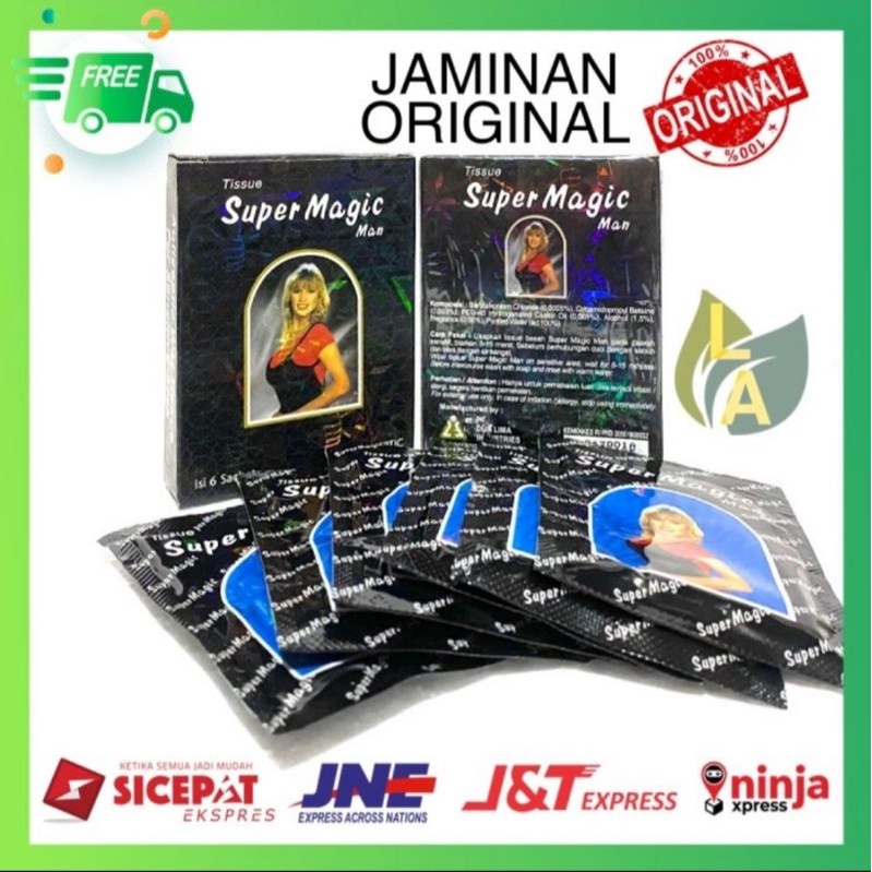 TISSUE/TISSUE SUPER MAGIC/TISSUE SUPER MAGIC MEN 6pcs