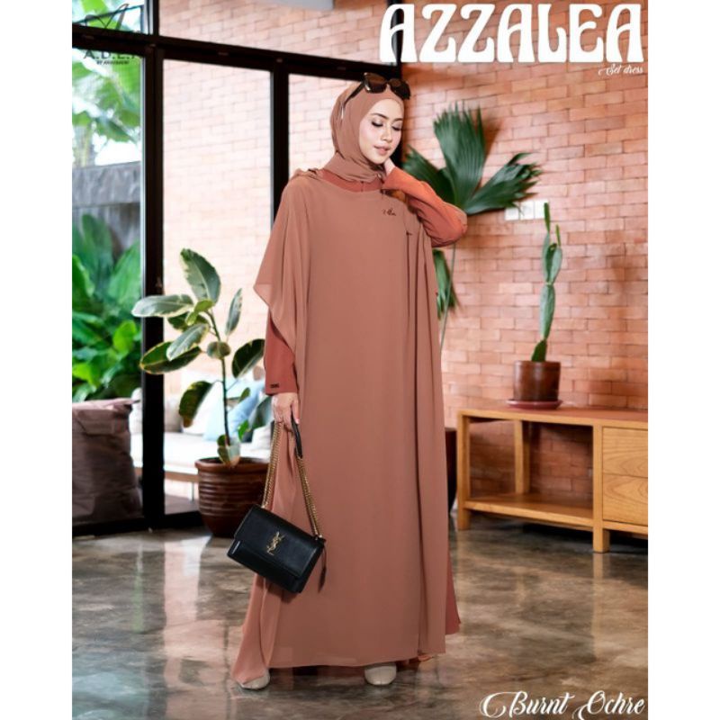 GAMIS AZZALEA BURNT OCHRE BY ADEN HIJAB