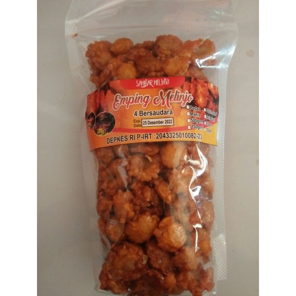 

EMPING MELINJO SAMBAR MELINJO 150Gram