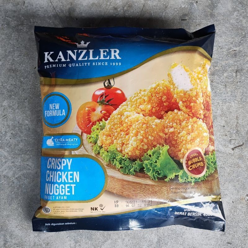 

Kanzler crispy chicken nuget 450gr