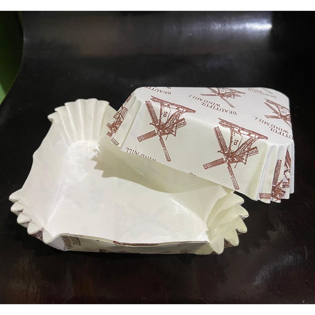 Cases Roti Windmill Cup Kincir Roti Segitiga Triangle isi 50 lembar