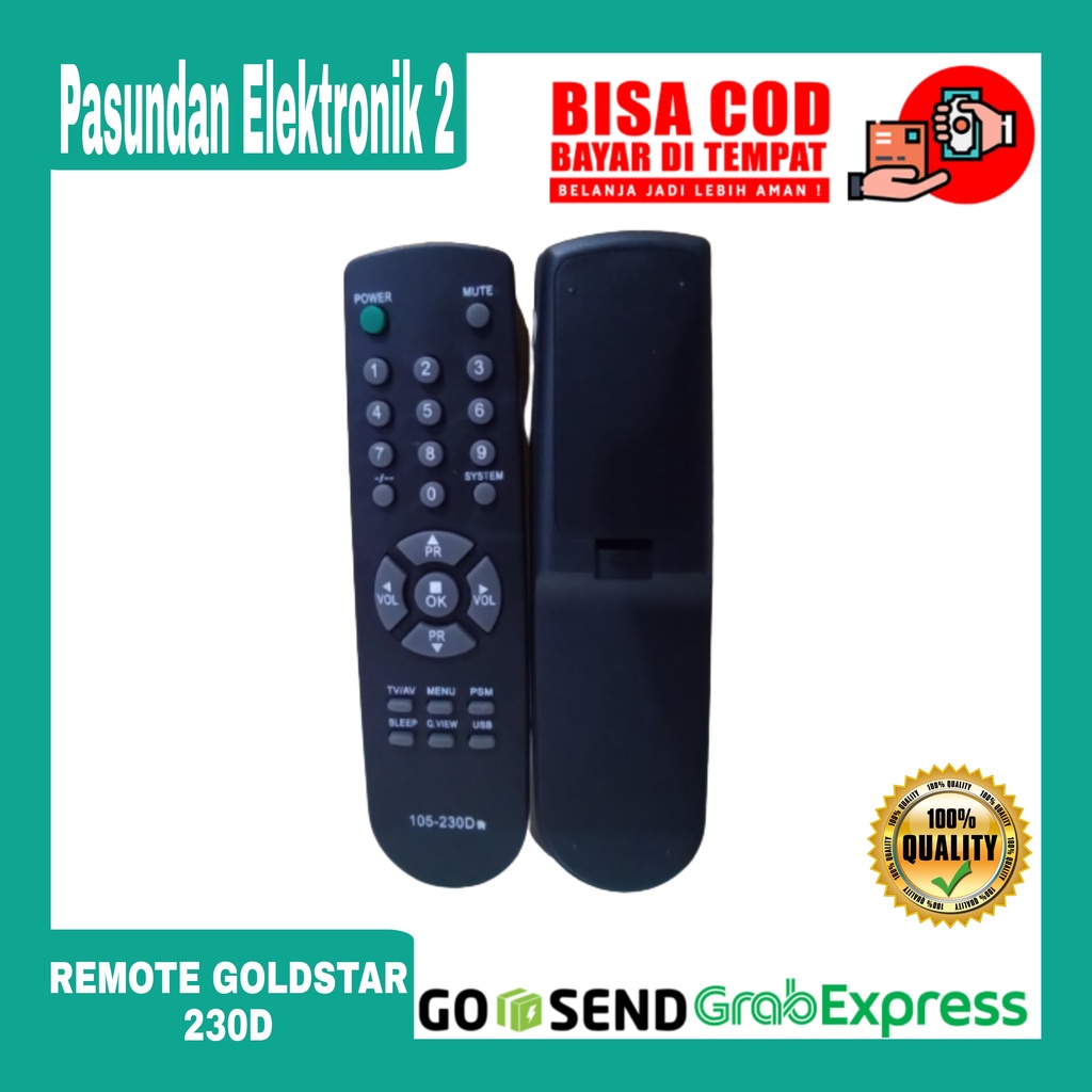 Remote GOLDSTAR TV 230D