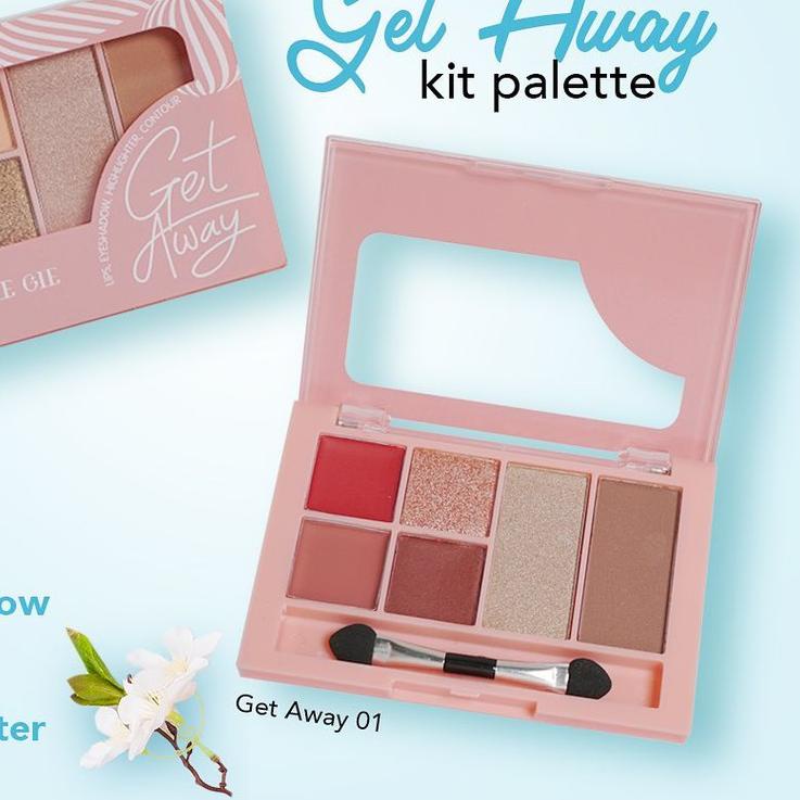 ❅ ❤ BELIA ❤ MADAME GIE To Go | GET AWAY Make Up Kit | Complete | Face Pallete | Take5 Palet wajah Ma