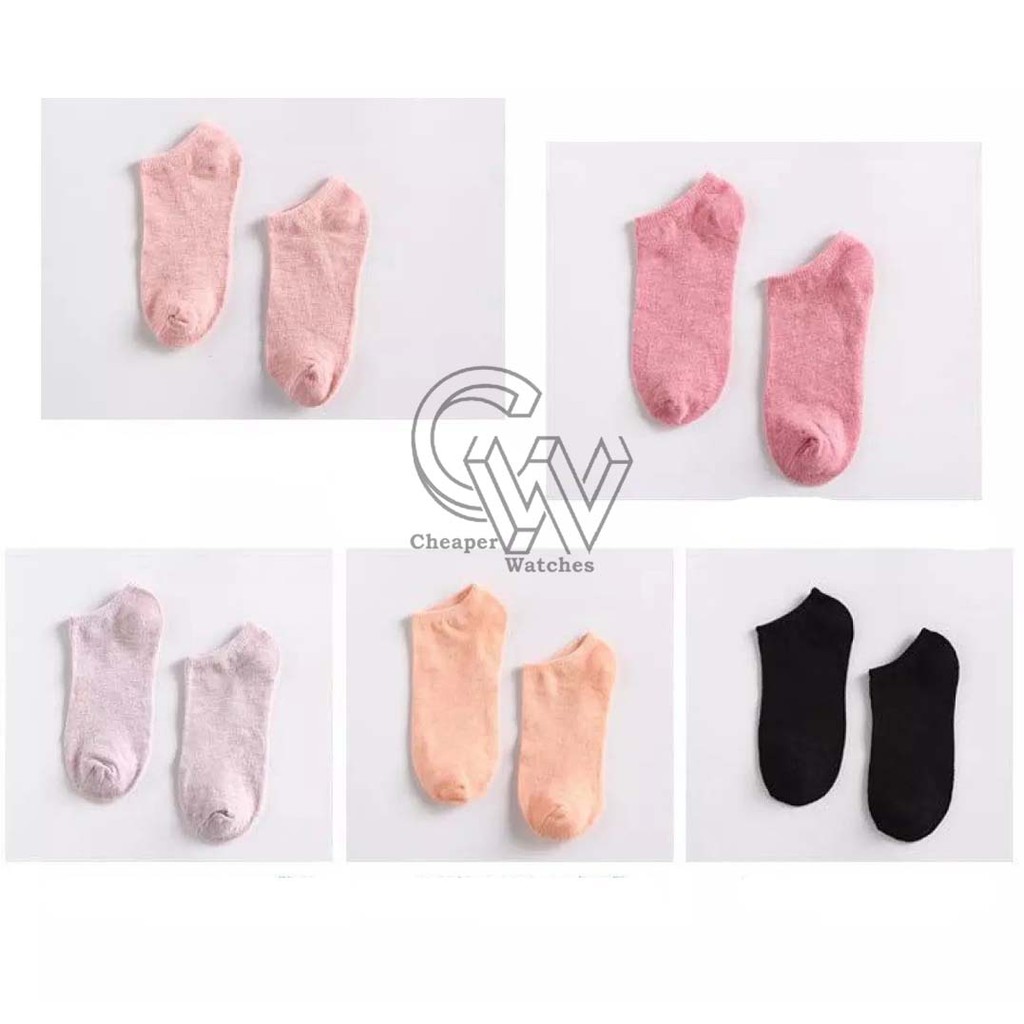 Cheaper-Kaos Kaki Pendek Kaos Kaki Ankle Cute Korean Kaos Kaki Pendek Polos  Motif Semata Kaki Import Murah