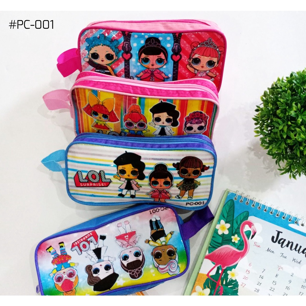 

ATK KANTOR / KOTAK PENSIL BERGAMBAR / TEMPAT PENSIL KARAKTER LOL / ANAK CEWEK / PERLENGKAPAN KANTOR / PERLENGKAPAN SEKOLAH