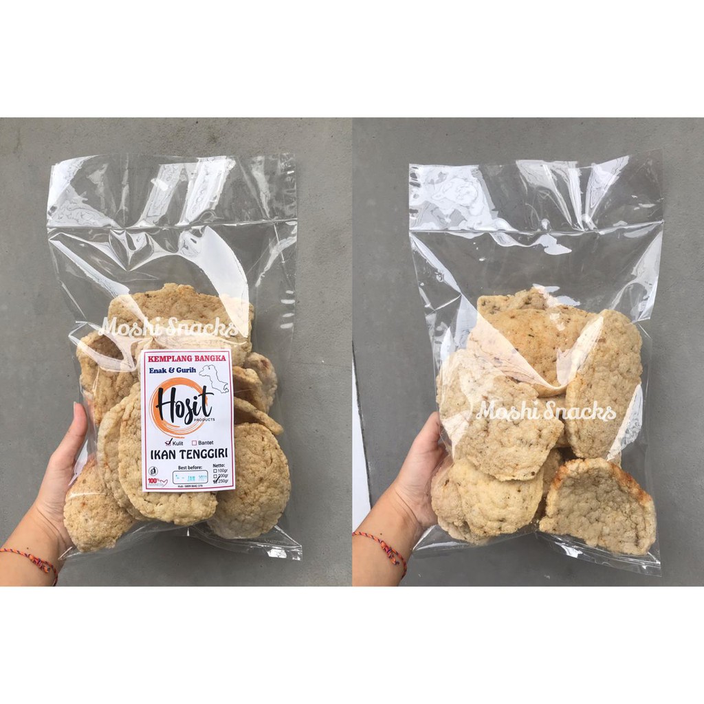 

Kemplang Goreng Kulit Ikan Tenggiri Cap HOSIT 250gr Khas Bangka / Kerupuk Bangka