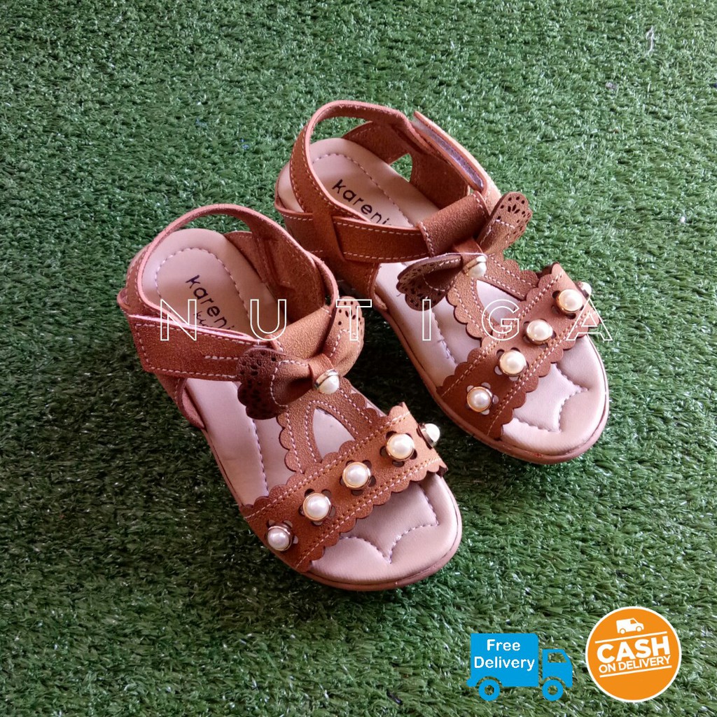 Wisesa Sandal  Selop Anak  Perempuan Platform Hak Tinggi  