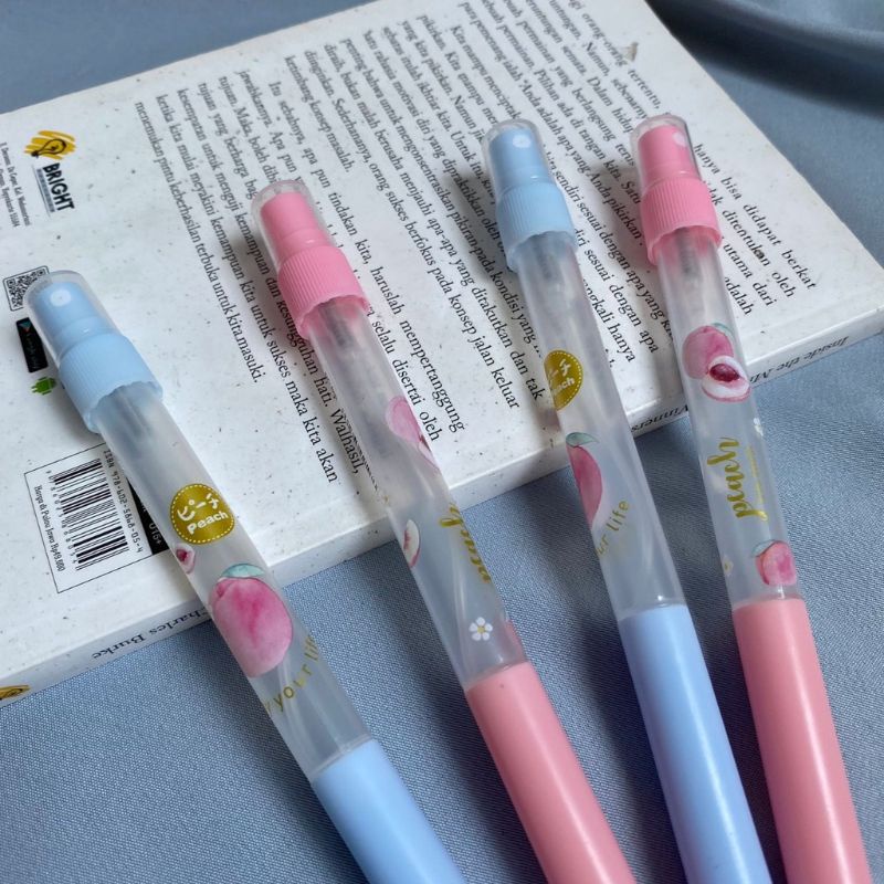 

Pulpen Botol Parfum Peach Fullbody Stationery Lucu Unik