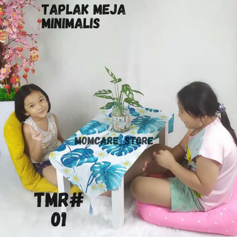 TAPLAK MEJA MINIMALIS/TAPLAK MEJA RUANG TAMU/TABLE RUNNER RUMBAI