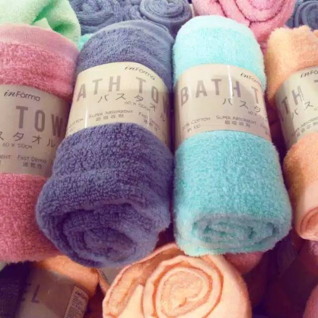 Handuk Mandi Bath Towel Marshmallow 60x120cm Informa