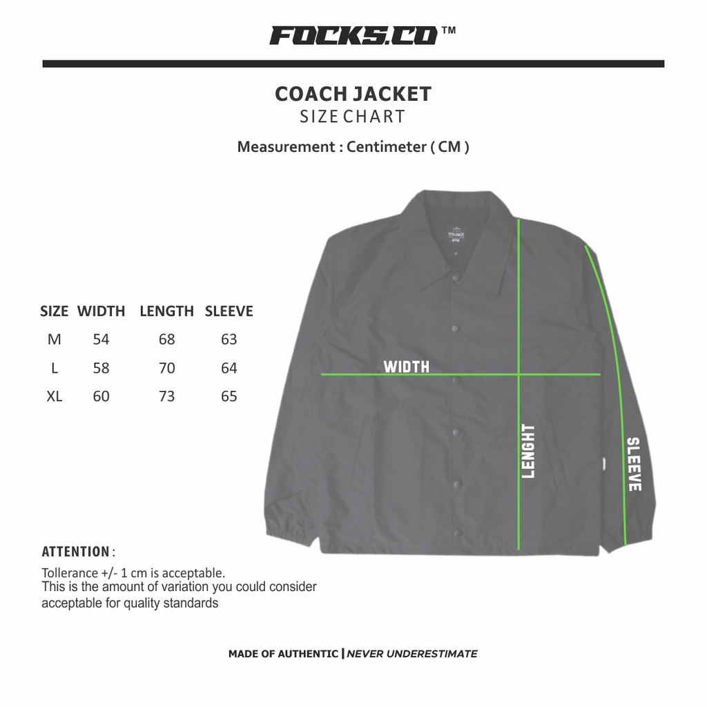 FOLLBACK Coach Jacket Good Memories | Windbreaker | Jacket Waterproof