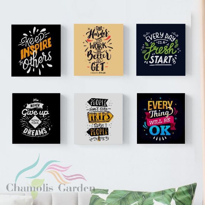 Chamolis Hiasan Dinding Quotes Cafe Dekorasi FEB 2108