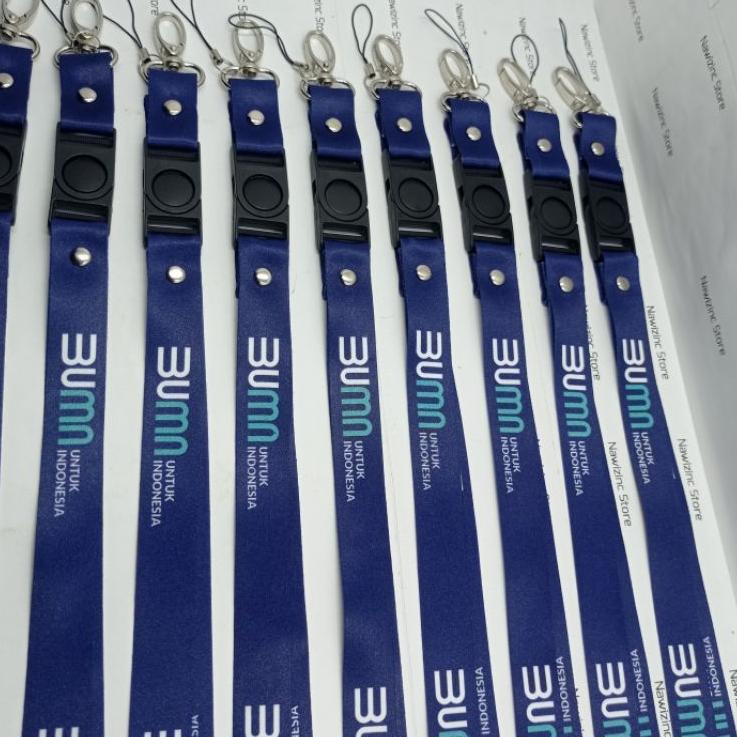 Jual Baru Launching Gantungan Id Card Bumn Lanyard Cm Printing Bumn Gaws Shopee Indonesia