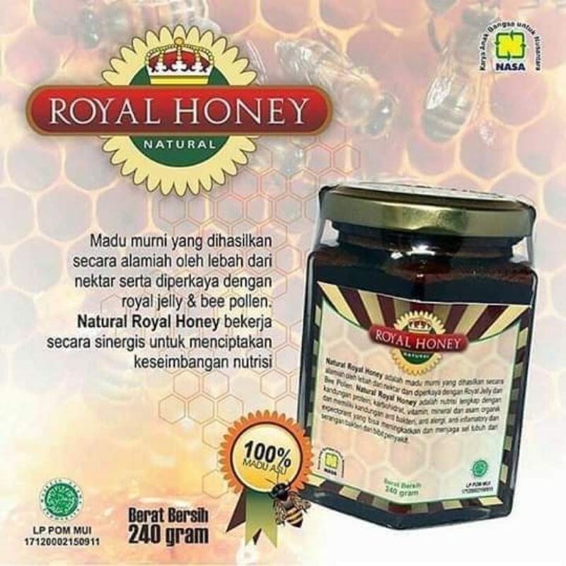 

Natural Royal Honey NASA / Madu Untuk BUMIL