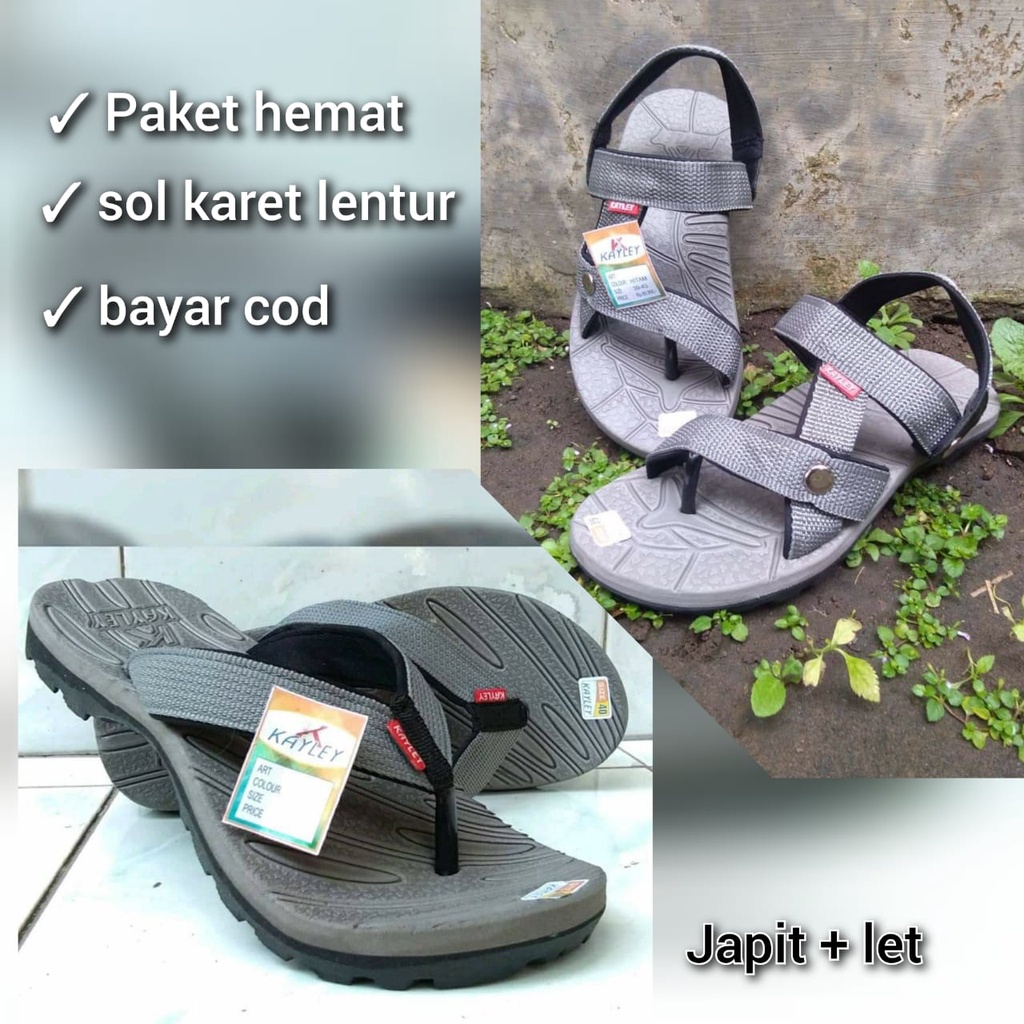 Sandal gunung beli 1 dapat 1 lagi bayar ditempat /foot