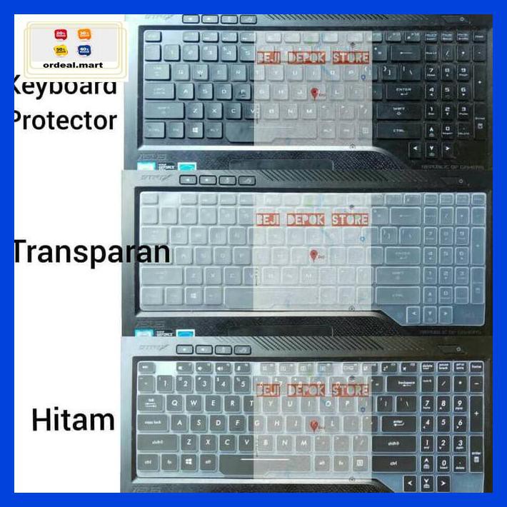6Rtiut7- Keyboard Protector Asus Rog Strix Gl503 Fx504 Fx63 Fx80 S5Am G703 Hero - Transparant