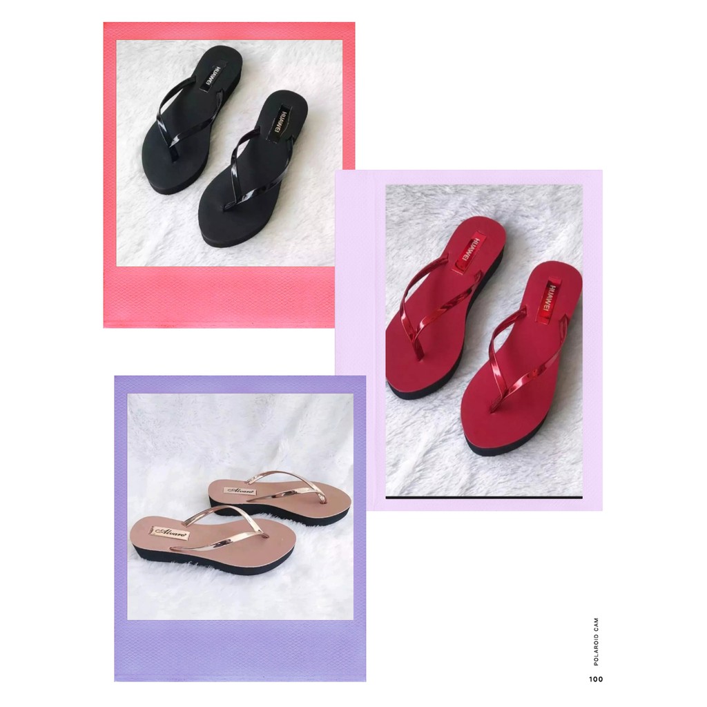 sandal wedges demlak sandal wedges perempuan sandal spon cewek murah sandal tali