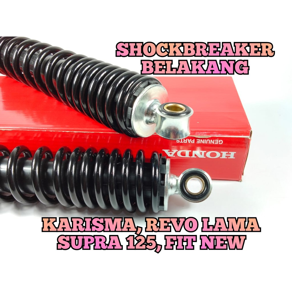 Shockbreaker Belakang asli original motor Honda SUPRA X 125 KARBU , Supra X 125 FI HELM IN, KARISMA 