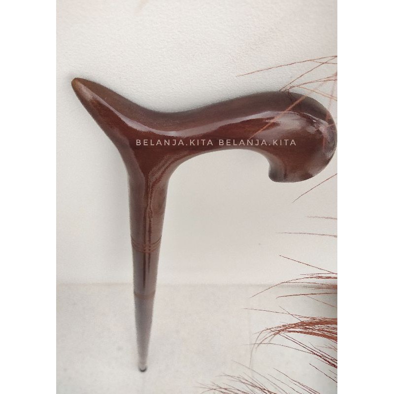 tongkat jalan / teken kayu jati