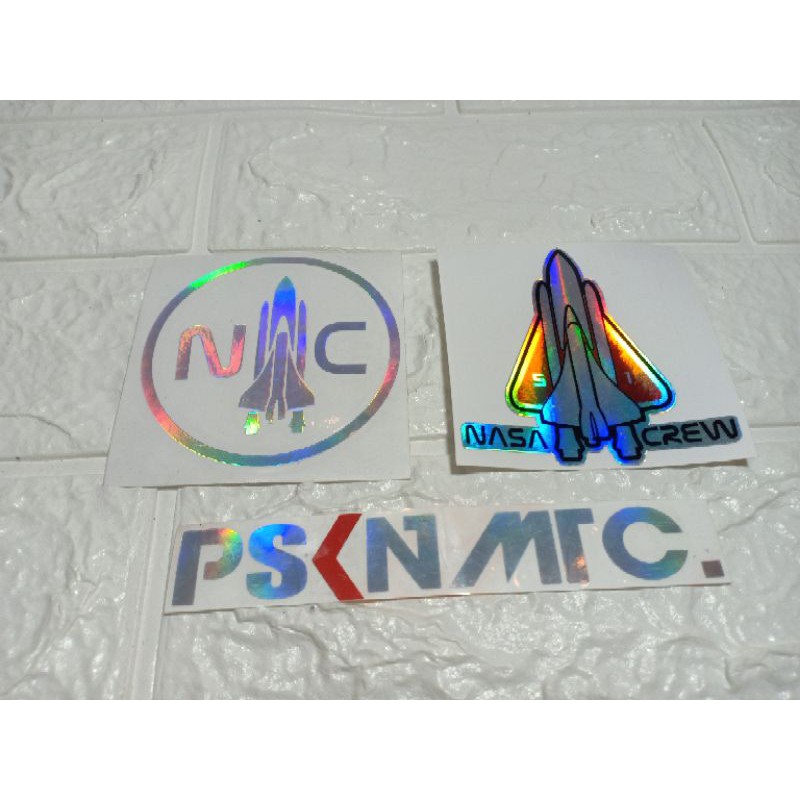 

Stiker psknmtc nasa roket sepaket 3pcs