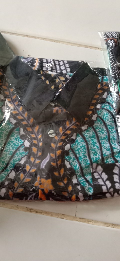 Batik Couple Keluarga Sania Ruffle Ori Ndoro Jowi Dnt Madu Tosca