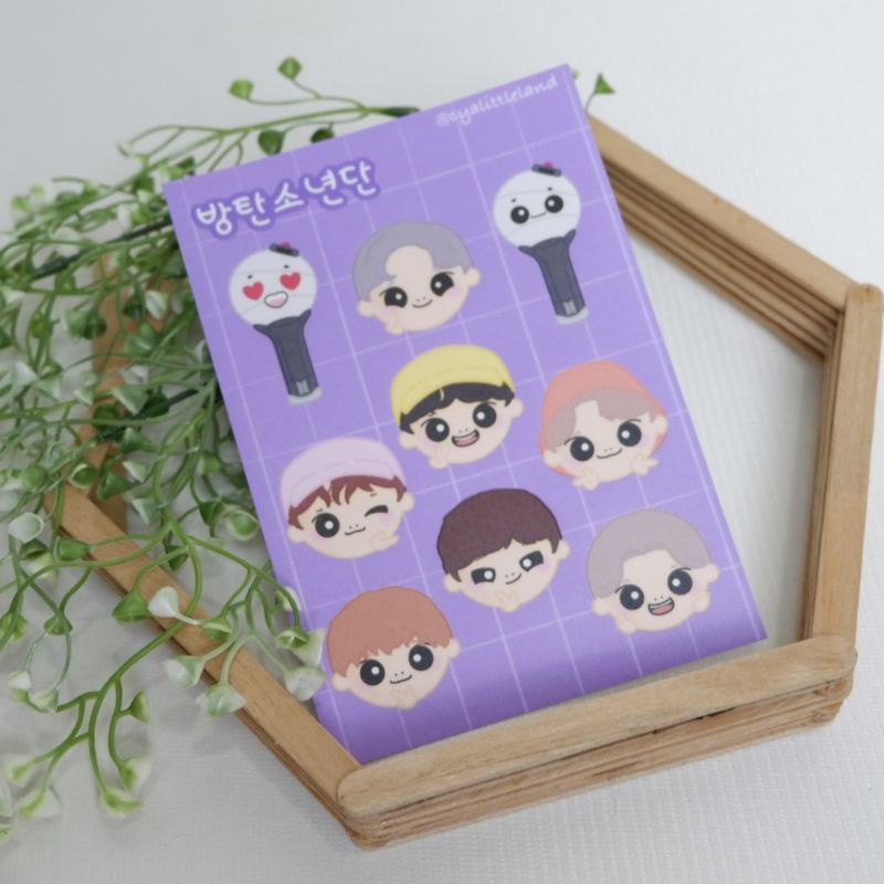 

BTS Sticker Sheet