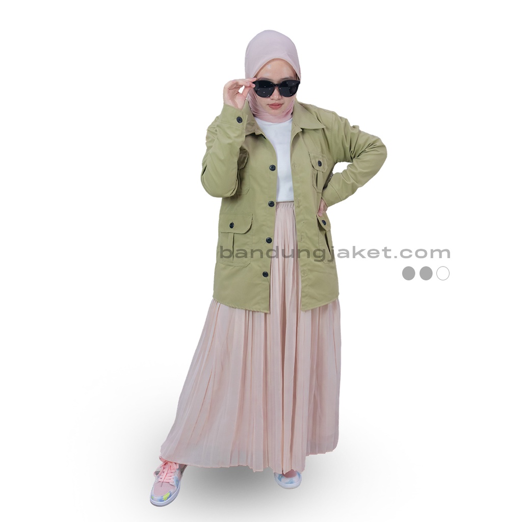 ADAM JAKET KHAKI || JAKET SEMI PARKA || JAKET PRIA DAN WANITA MASA KINI