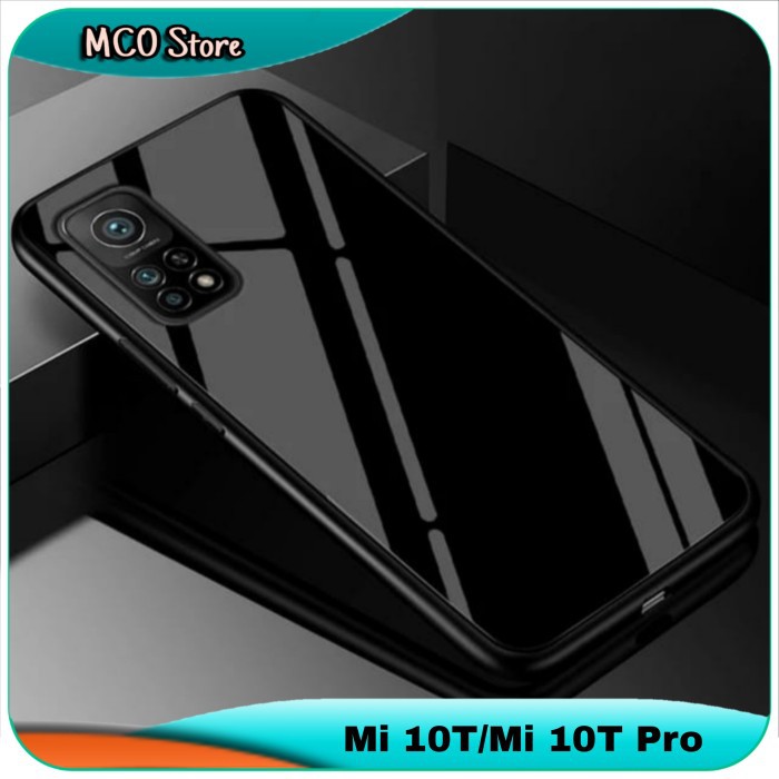 Casing Xiaomi Mi 10T Mi 10T Pro Glass Shell Type Slim Fit Hard Case