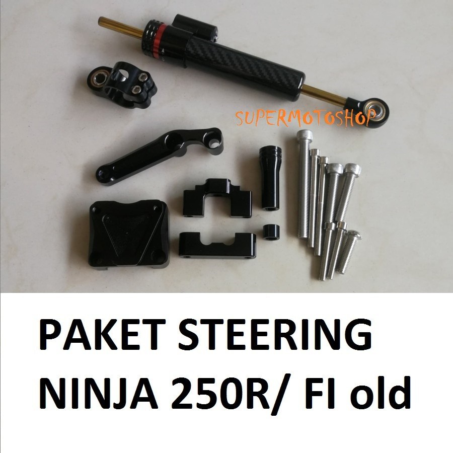 PAKET Steering Damper Ninja 250 R Ninja 250 Fi Old Stabilizer Stan