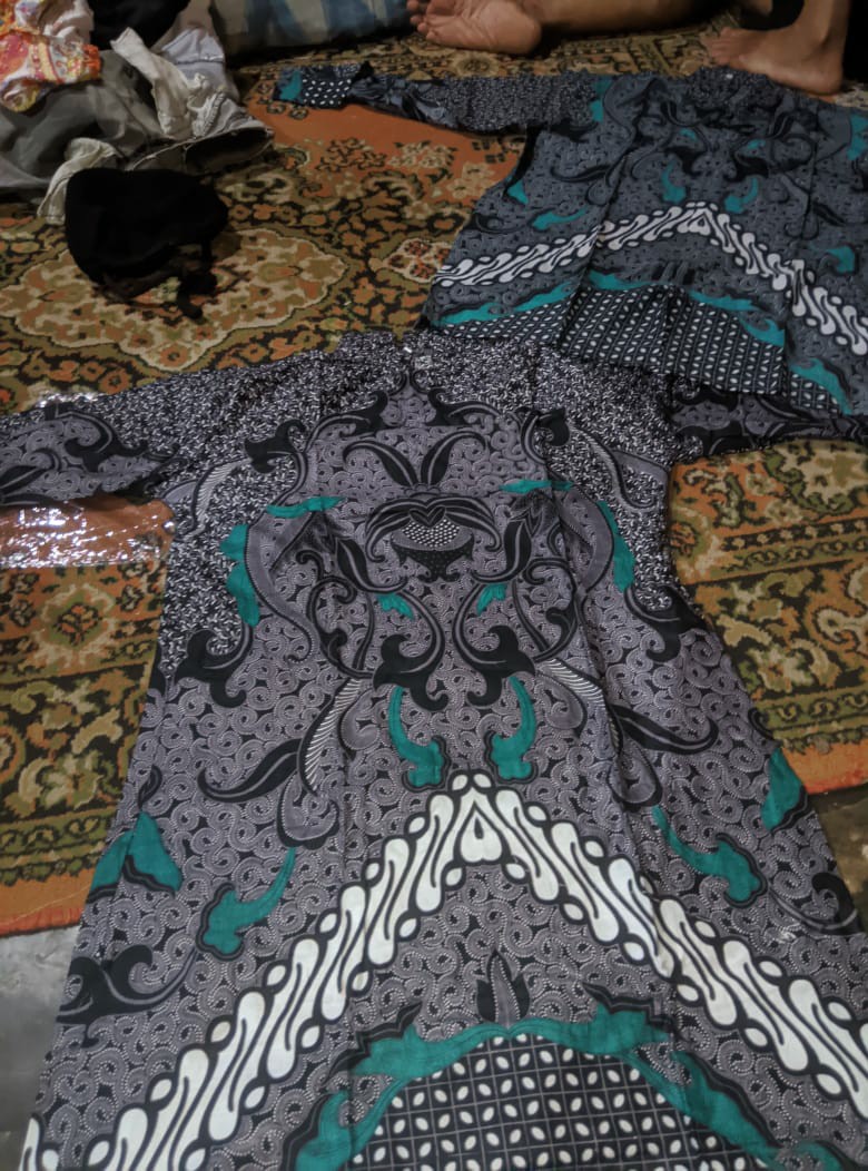 Batik Couple Tunik Kemeja Ready Seragam M L Xl Xxl Jumbo