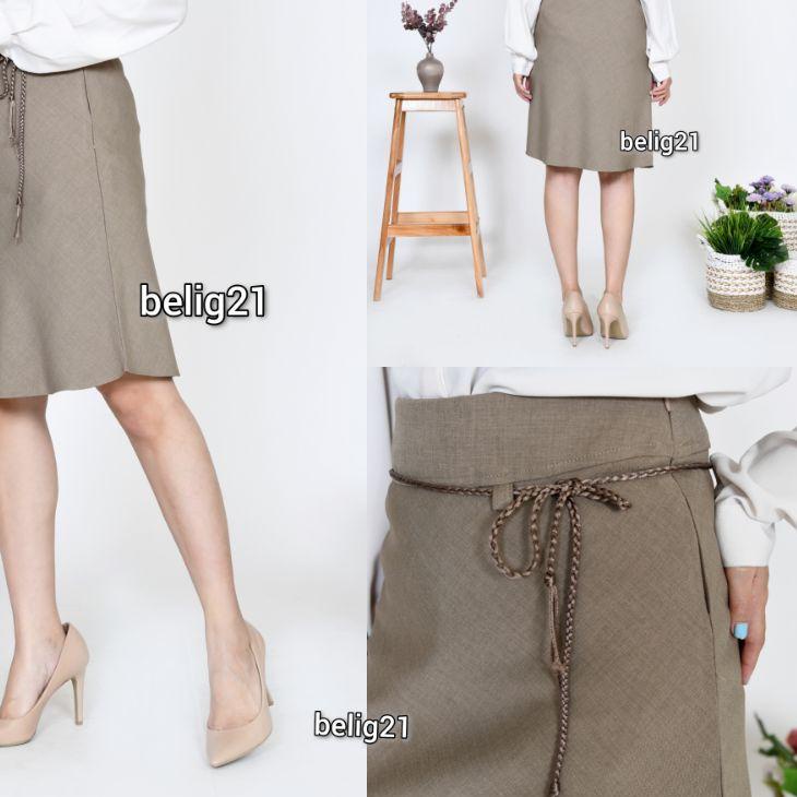➧ Rok Pendek Wanita Model a / Rok Kerja Hitam Bahan Polos / Rok Kantor Formal line a / Rok ♕