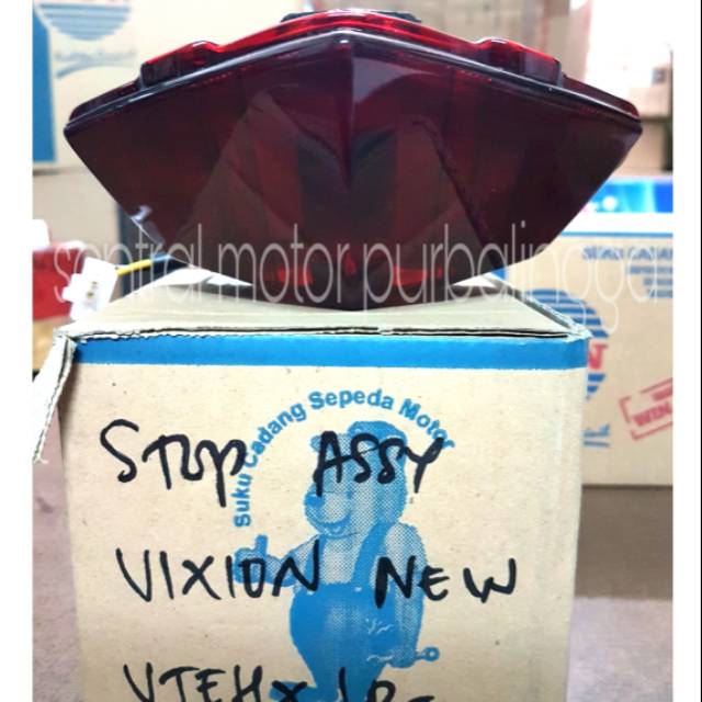 Lampu belakang komplit vixion new lighting thn 2013-2016 stop lamp assy new vixion merk win