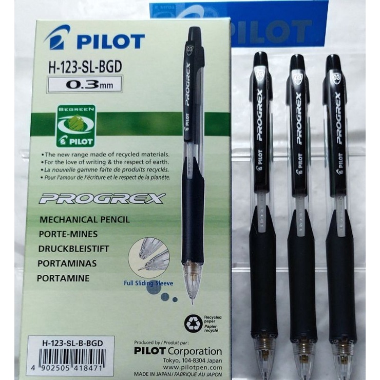 

PILOT MECHANICAL PENSIL PROGREX.H-123-SL.03MM. (1pcs)