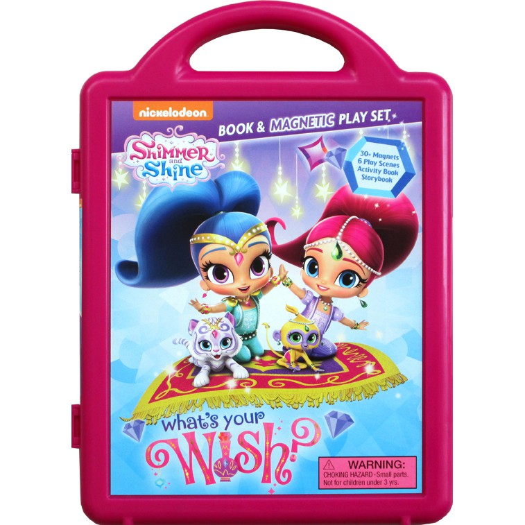 Jual MAINAN Nickelodeon Shimmer And Shine Book & Magnetic Play Set (30 ...