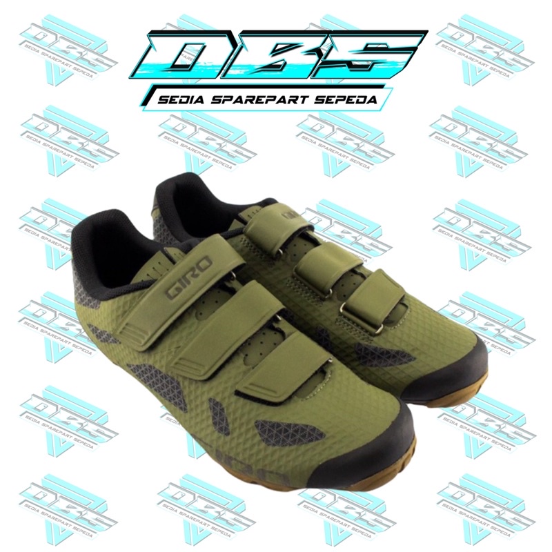 SHOES GIRO RANGER MTB OLIVE GUM SEPATU CLEAT MTB GIRO