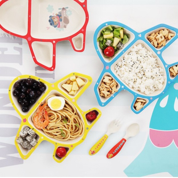 TEMPAT MAKAN ANAK TERMURAH / TABLEWARE AIRCRAFT