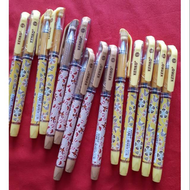 

Pulpen Kenko Batik 0.5 mm ( warna Hitam)