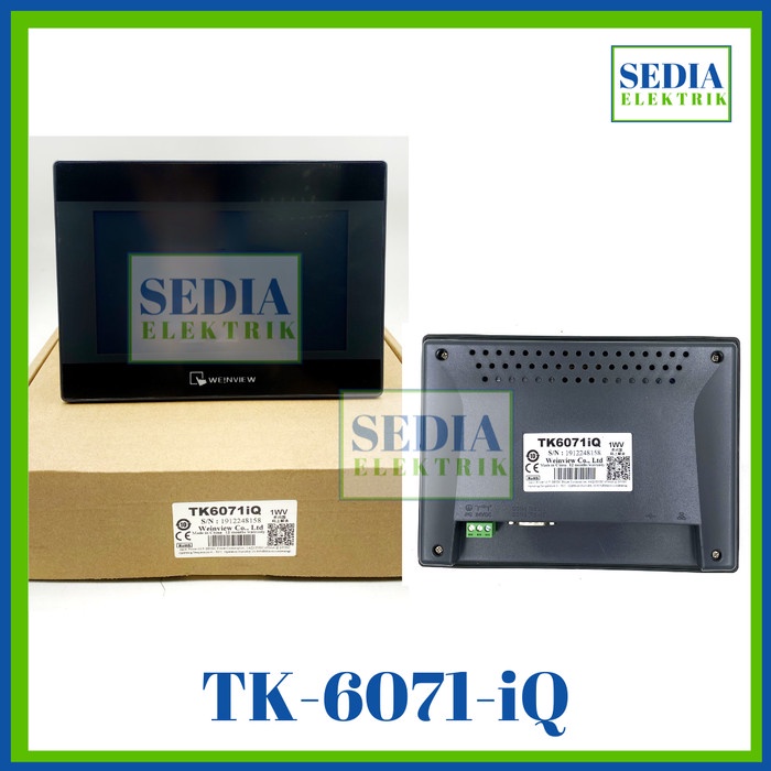 {SellerStore} Weinview Weintek HMI TK6071IQ TK6071 IQ PLC Touch Screen Control Panel Murah