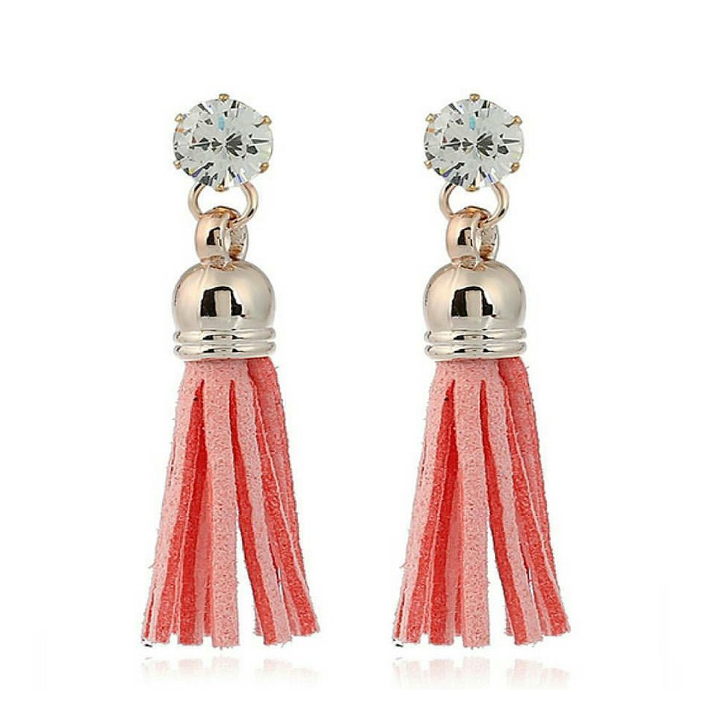 ANTING FASHION WANITA KEKINIAN KOREA STYLE MODEL STUD DIAMOND MIX TASSEL MISS  54