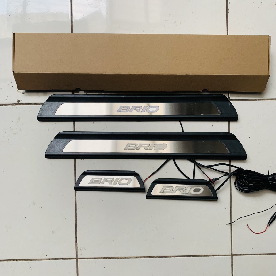 Sillplate Samping / Sillplate Pintu All New Brio with Lamp