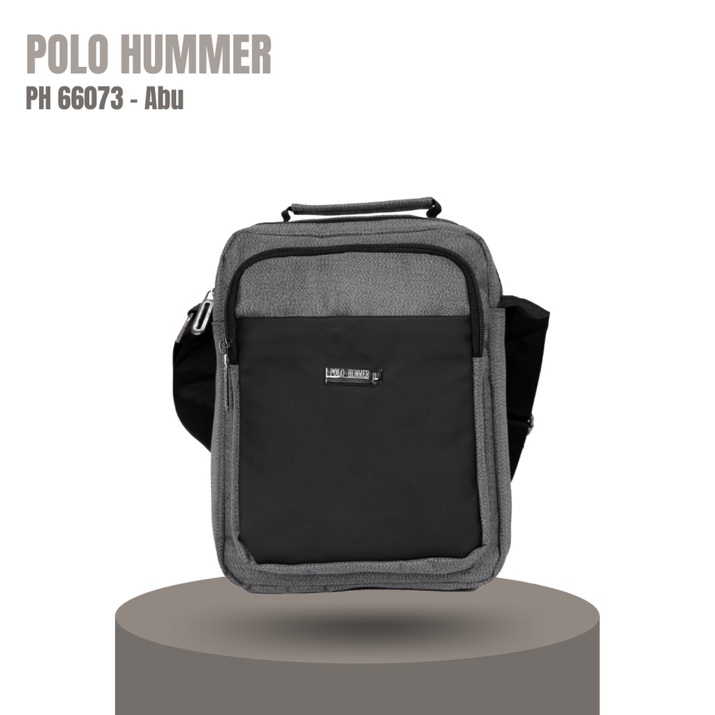 Slingbag Pria Tas Selempang Pria Kotak- Tas Slempang Import POLO HUMMER