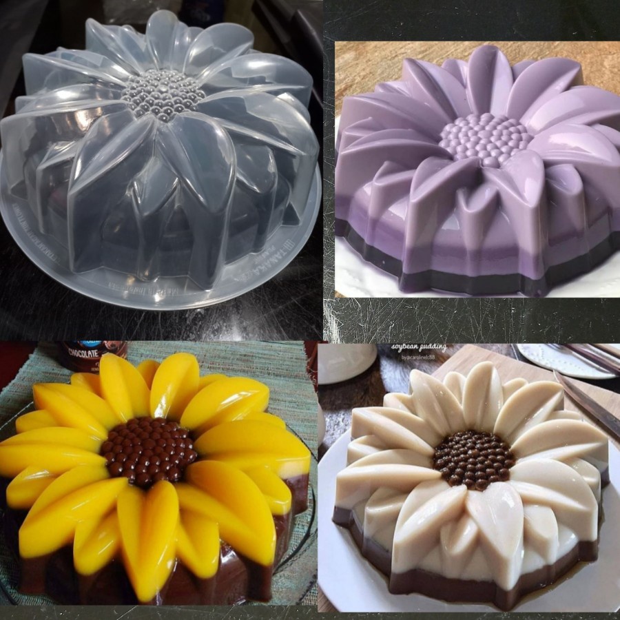 Loyang Puding Cetakan Puding Agar Bunga Matahari Sun Flower