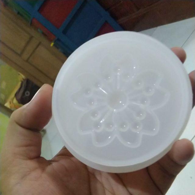 Hw Set Cetakan Silikon Resin Motif Sakura + Kotak Perhiasan Diy