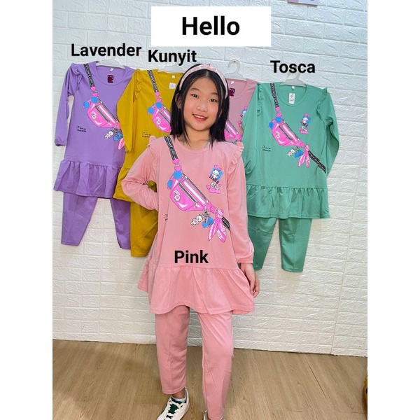SETELAN ANAK PEREMPUAN USIA 3 4 5 6 7 8 9 TAHUN