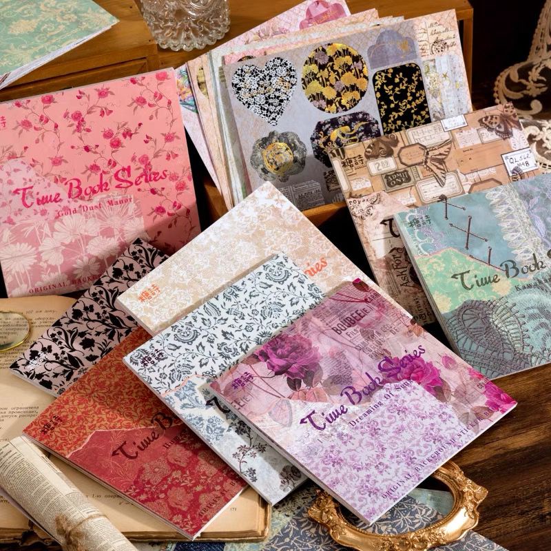 

[HARU] 20sheets Various Pattern Paper Pack Journaling Scrapbook Deco Paper Journal kit Kertas Motif