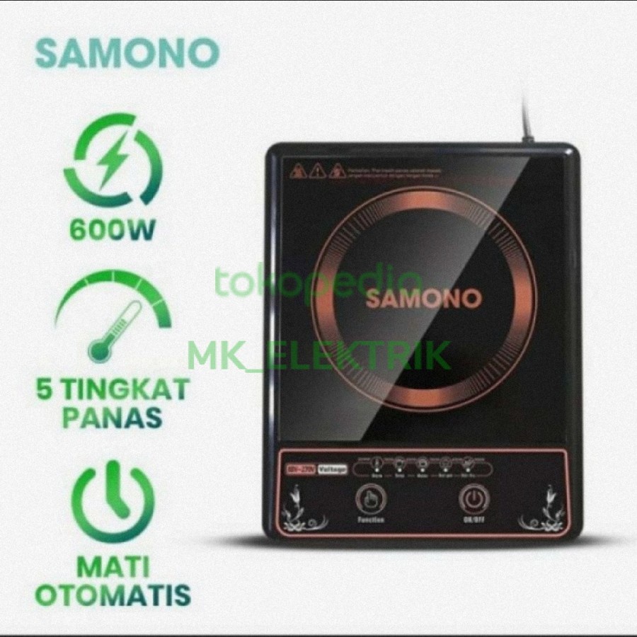 SAMONO Kompor Listrik Portable Kompor Listrik Induksi SAMONO WS01